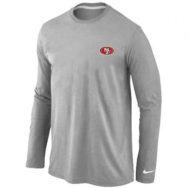 San Francisco 49ers Long Sleeve T-Shirt Grey