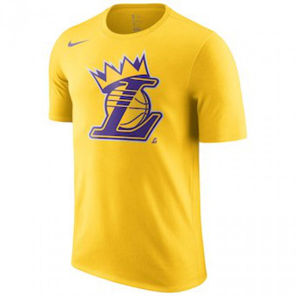 Men's Los Angeles Lakers Nike Gold Crown T-Shirt