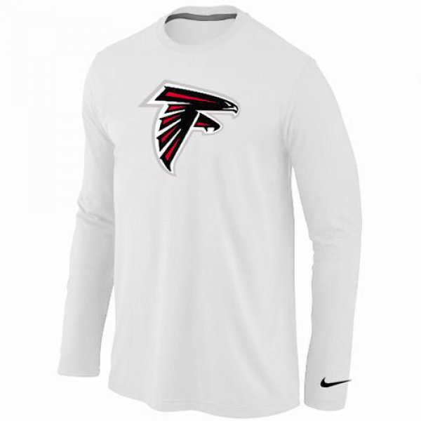 Nike Atlanta Falcons Logo Long Sleeve T-Shirt WHITE