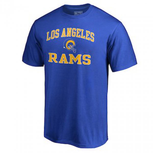 Men's Los Angeles Rams NFL Pro Line by Fanatics Branded Royal Vintage Victory Arch T-Shirt
