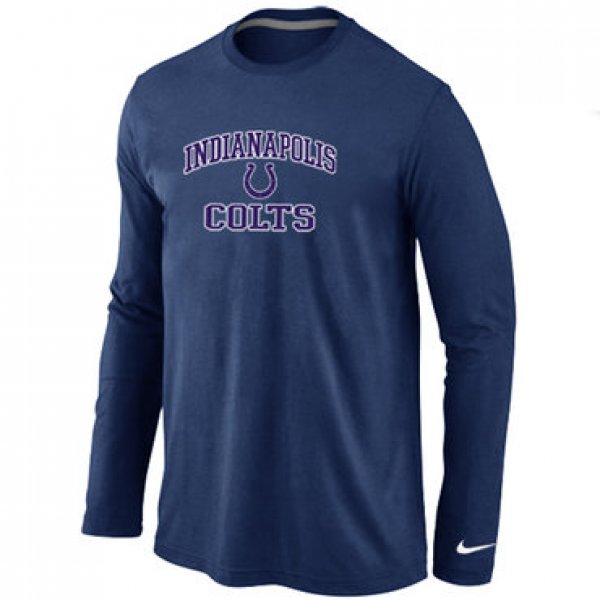 Nike Indianapolis Colts Heart & Soul Long Sleeve T-Shirt D.Blue