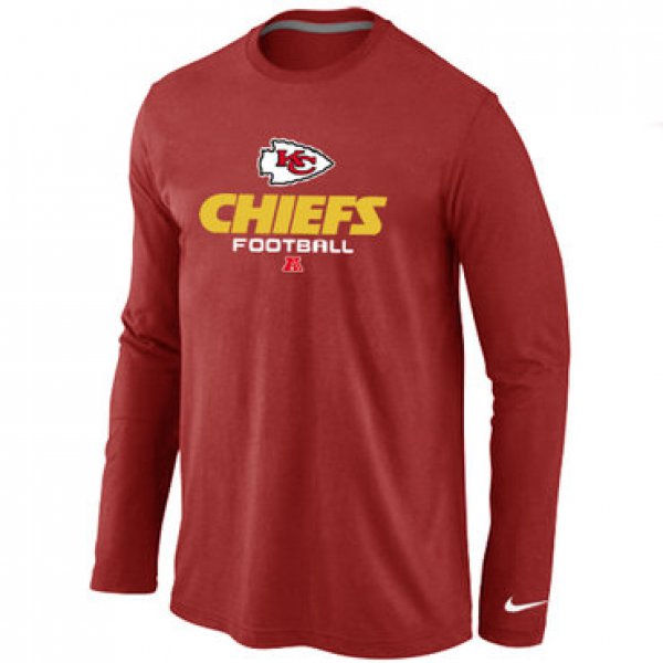 Nike Kansas City Chiefs Critical Victory Long Sleeve T-Shirt RED