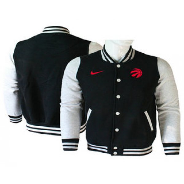 Men's Toronto Raptors Black Stitched NBA Jacket
