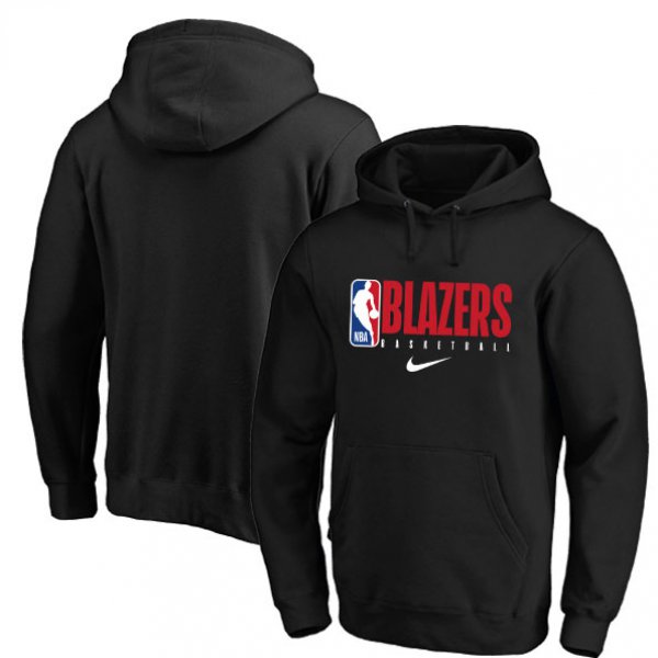 Portland Trail Blazers Nike Spotlight Practice Performance Pullover Hoodie Black