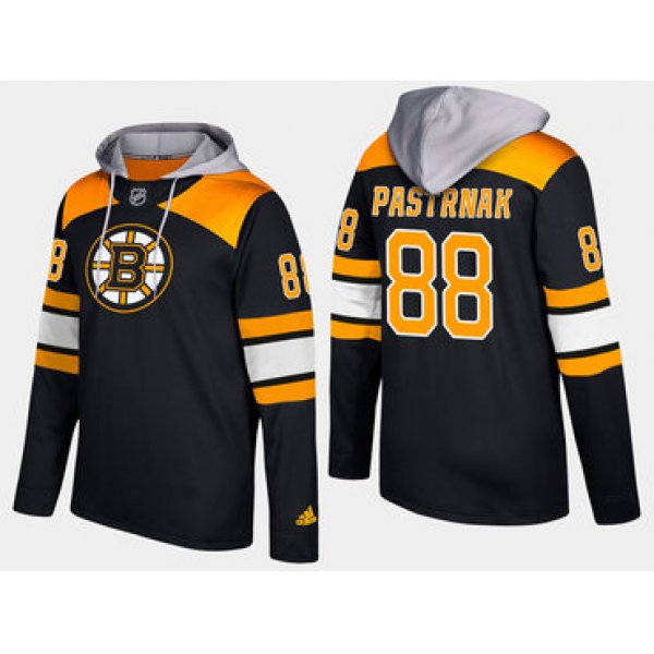 Adidas Boston Bruins 88 David Pastrnak Name And Number Black Hoodie