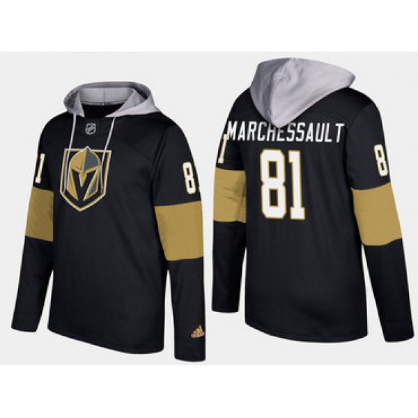 Adidas Vegas Golden Knights 81 Jonathan Marchessault Name And Number Black Hoodie