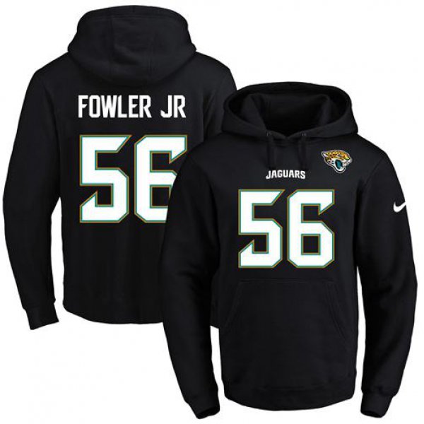 Nike Jaguars #56 Dante Fowler Jr Black Name & Number Pullover NFL Hoodie
