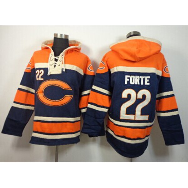 Chicago Bears #22 Matt Forte 2014 Blue Hoodie