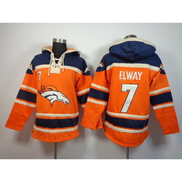Denver Broncos #7 John Elway 2014 Orange Hoodie
