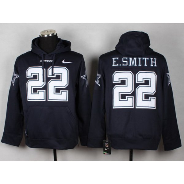 Nike Dallas Cowboys #22 Emmitt Smith Blue Hoodie