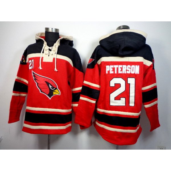 Arizona Cardinals #21 Patrick Peterson 2014 Red Hoodie
