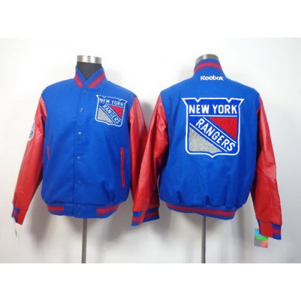 New York Rangers Blank Light Blue Jacket
