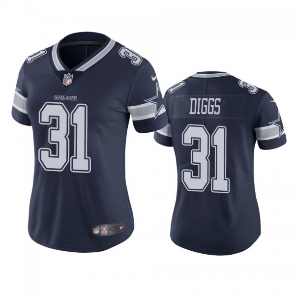 Women's Dallas Cowboys #31 Trevon Diggs Navy Vapor Untouchable Limited Jersey