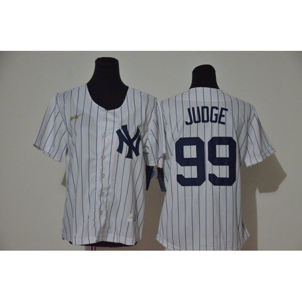 Women's New York Yankees #2 Derek Jeter No Name White Throwback Stitched MLB Cool Base Nike Jersey