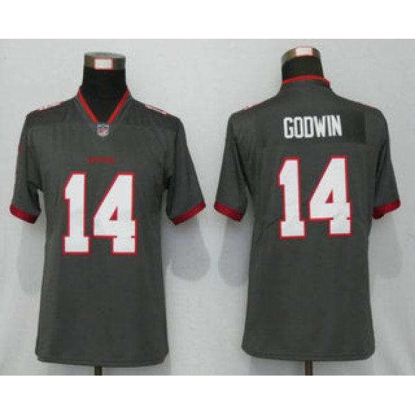 Women's Tampa Bay Buccaneers #14 Chris Godwin Grey 2020 NEW Vapor Untouchable Stitched NFL Nike Limited Jersey