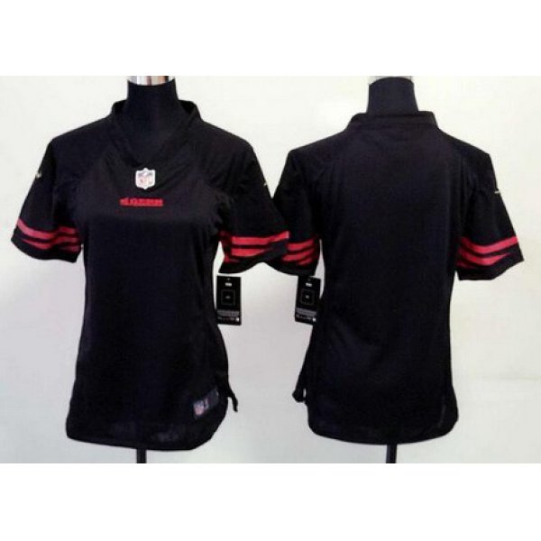 Women's San Francisco 49ers Blank Black Alternate 2015 NFL Nike Game Jersey