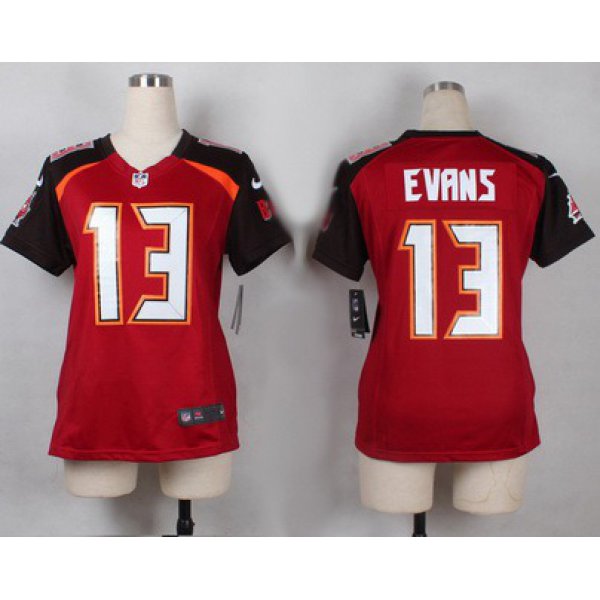 Women's Tampa Bay Buccaneers #13 Mike Evans Red Team Color NFL Nike Game Jersey