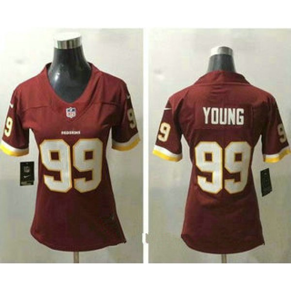 Women's Washington Redskins #99 Chase Young Red 2020 NEW Vapor Untouchable Stitched NFL Nike Limited Jersey