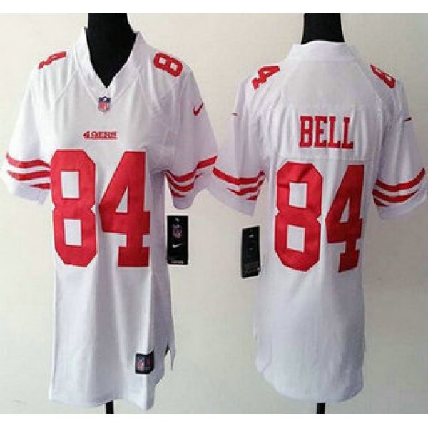 Women's San Francisco 49ers #84 Blake Bell Nike White Game Jersey