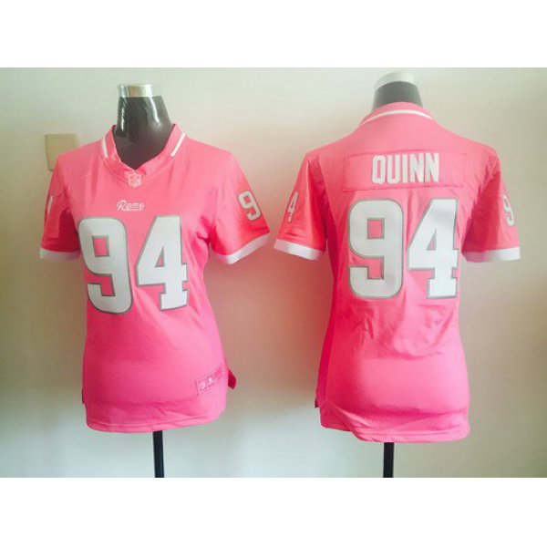 Women's St. Louis Rams #94 Robert Quinn Pink Bubble Gum 2015 NFL Jersey