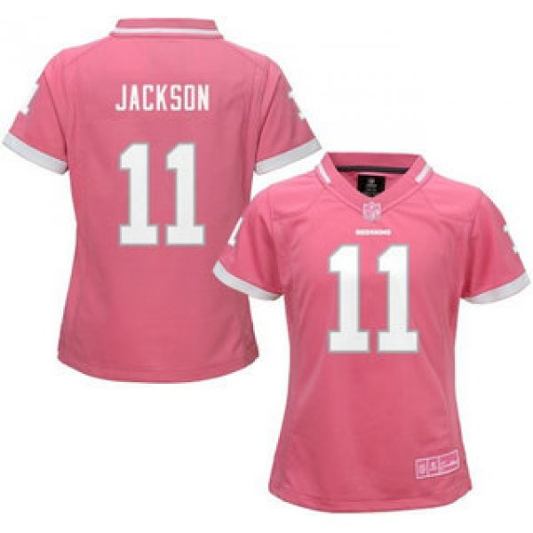 Women's Washington Redskins #11 DeSean Jackson Pink Bubble Gum 2015 NFL Jersey