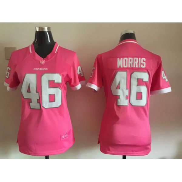 Women's Washington Redskins #46 Alfred Morris Pink Bubble Gum 2015 NFL Jersey