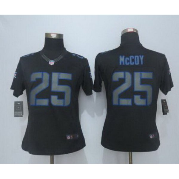 Women's Buffalo Bills #25 LeSean McCoy Nike Black Impact Limited Jersey