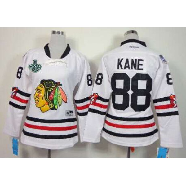 Women's Chicago Blackhawks #88 Patrick Kane 2015 Stanley Cup 2015 Winter Classic White Jersey