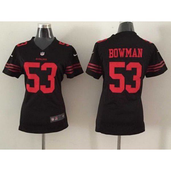 Women's San Francisco 49ers #53 NaVorro Bowman 2015 Nike Black Game Jersey