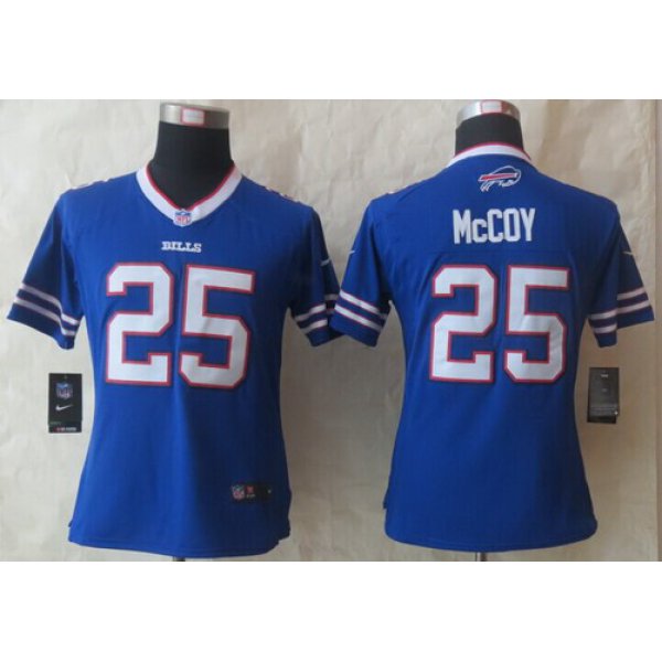 Nike Buffalo Bills #25 LeSean McCoy 2013 Light Blue Limited Womens Jersey