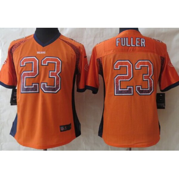 Nike Chicago Bears #23 Kyle Fuller Drift Fashion Orange Womens Jersey