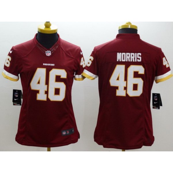 Nike Washington Redskins #46 Alfred Morris Red Limited Womens Jersey