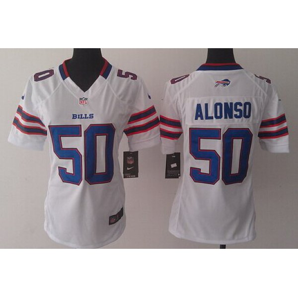 Nike Buffalo Bills #50 Kiko Alonso Light Blue Limited Womens Jersey