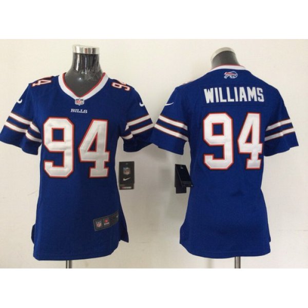 Nike Buffalo Bills #94 Mario Williams 2013 Light Blue Game Womens Jersey