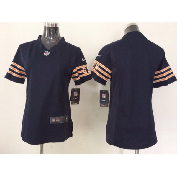 Nike Chicago Bears Blank Blue Game Womens Jersey