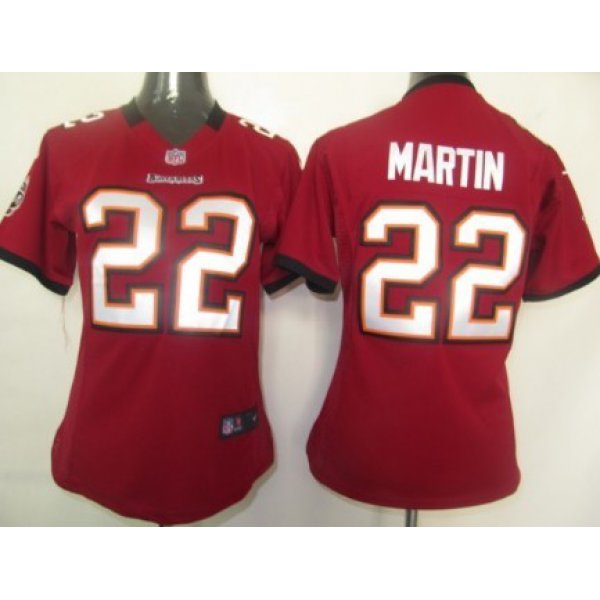 Nike Tampa Bay Buccaneers #22 Doug Martin Red Game Womens Jersey