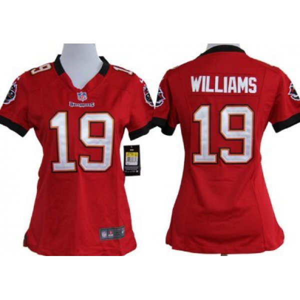 Nike Tampa Bay Buccaneers #19 Mike Williams Red Game Womens Jersey