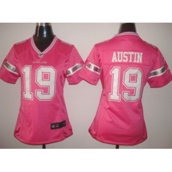 Nike Dallas Cowboys #19 Miles Austin 2013 Pink Love Womens Jersey