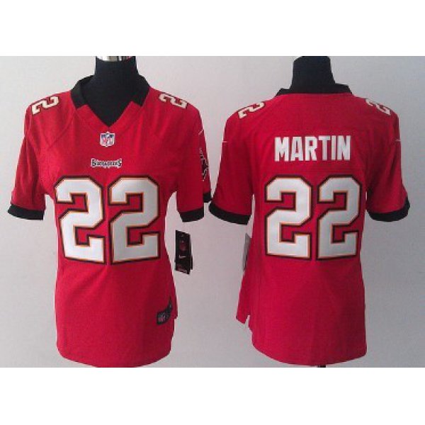 Nike Tampa Bay Buccaneers #22 Doug Martin Red Game Womens Jersey