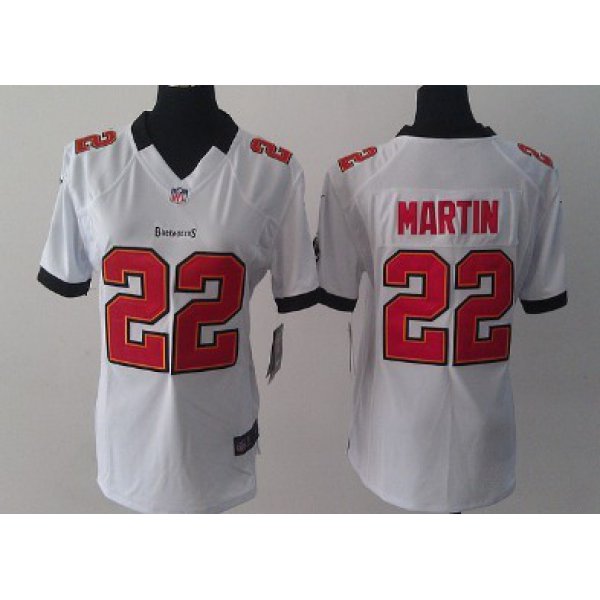 Nike Tampa Bay Buccaneers #22 Doug Martin White Game Womens Jersey