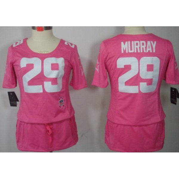 Nike Dallas Cowboys #29 DeMarco Murray Breast Cancer Awareness Pink Womens Jersey