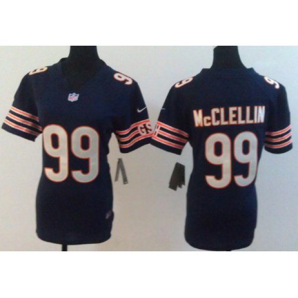 Nike Chicago Bears #99 Shea Mcclellin Blue Game Womens Jersey