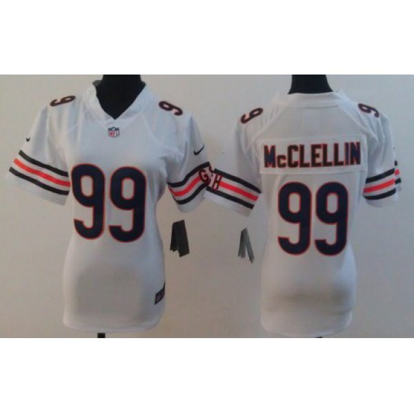 Nike Chicago Bears #99 Shea Mcclellin White Game Womens Jersey