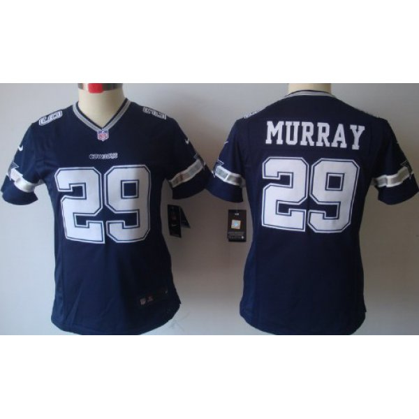 Nike Dallas Cowboys #29 DeMarco Murray Blue Limited Womens Jersey