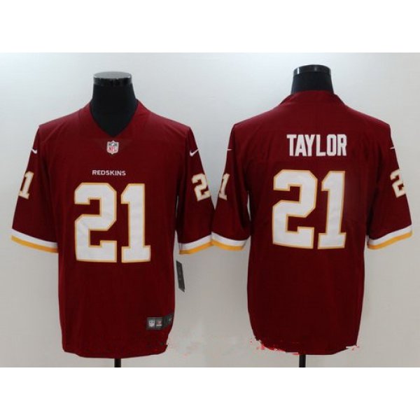 Women's Washington Redskins #21 Sean Taylor Retired Burgundy Red 2017 Vapor Untouchable Stitched NFL Nike Limited Jersey