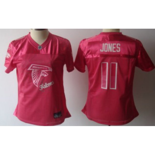 Atlanta Falcons #11 Julio Jones Pink Fem Fan Womens Jersey