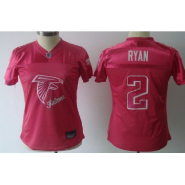 Atlanta Falcons #2 Matt Ryan Pink Fem Fan Womens Jersey