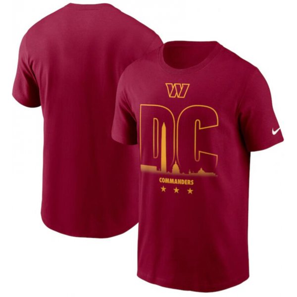 Men's Washington Commanders Nike Burgundy Local T Shirt