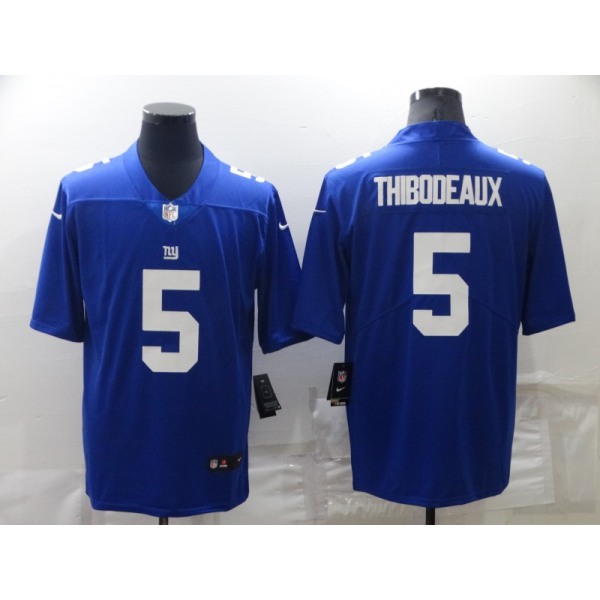 Men's New York Giants #5 Kayvon Thibodeaux 2022 Blue Vapor Untouchable Limited Stitched Jersey