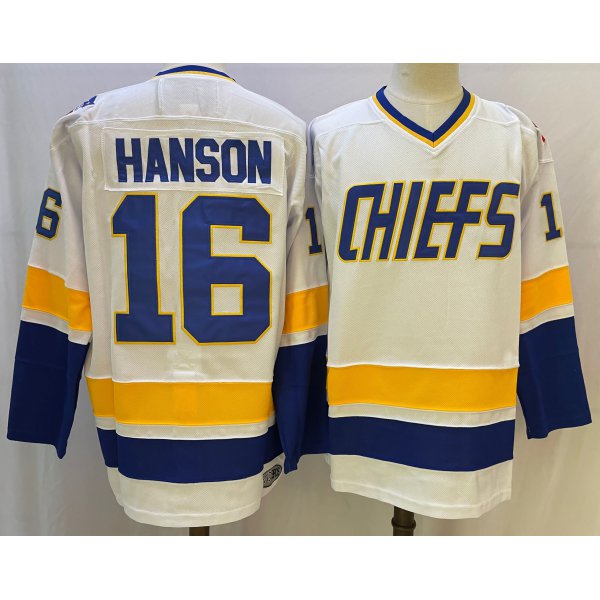 The NHL Movie Edtion #H16 ANSON White Jersey